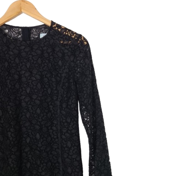 Aritzia Talula Barnum Black Lace Mini Dress Women's Size 6 - Picture 4 of 14